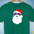 Santa’s Lesbian Labrys Pride Flag Shades Premium Unisex T-Shirt - Kelly Green