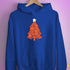 Funny Bacon and Egg Christmas Tree Hoodie - Royal Blue