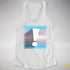 Transgender Pride Flag Exclamation Point Racerback Tank