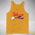 Believe Lesbian Labrys Pride Flag Jingle Bell Premium Tank Top - Gold