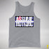 Assume Nothing Leather Pride Flag Premium Tank Top