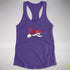 Believe Twink Pride Flag Jingle Bell Racerback Tank - Purple