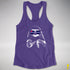 Pride Sloth Leather Flag Sunglasses Racerback Tank