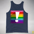 Original LGBTQ Pride Flag Exclamation Point Premium Tank Top