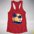 Intersex Pride Hammock Summer Beach Sunset Racerback Tank