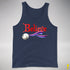 Believe Omnisexial Pride Flag Jingle Bell Premium Tank Top - Navy