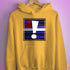 Leather Pride Flag Exclamation Point Hoodie