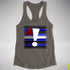 Leather Pride Flag Exclamation Point Racerback Tank