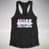Assume Nothing Leather Pride Flag Racerback Tank