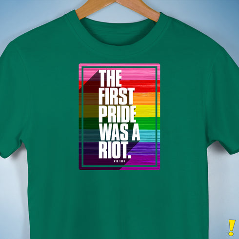 The First Pride Was a Riot - Original 8 Stripe Pride Premium Unisex