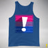 Bisexual Pride Flag Exclamation Point Premium Tank Top - Royal Blue