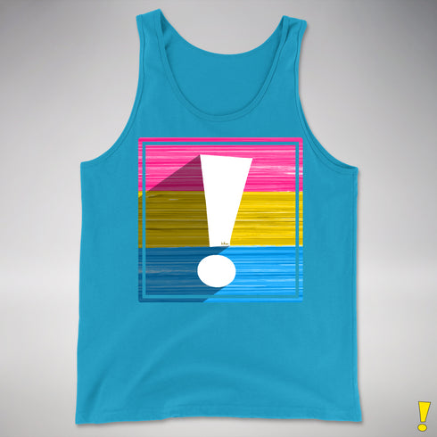 Pansexual Pride Flag Exclamation Point Premium Tank Top