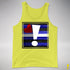 Leather Pride Flag Exclamation Point Premium Tank Top