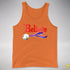 Believe Omnisexial Pride Flag Jingle Bell Premium Tank Top - Orange