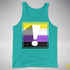 Nonbinary Pride Flag Exclamation Point Premium Tank Top