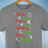 Festive Santa's Reindeer and Drinks Unisex T-Shirt - Grey Heather