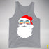 Santa’s Queer Pride Flag Shades Premium Tank Top - Grey Heather