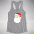Santa’s Twink Pride Flag Shades Racerback Tank - Grey Heather
