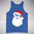 Santa’s Drag Pride Flag Shades Premium Tank Top - Royal Blue Triblend