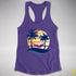 Lesbian Labrys Pride Hammock Summer Beach Sunset Racerback Tank