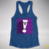Lesbian Labrys Pride Flag Exclamation Point Racerback Tank