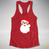 Santa’s Queer Pride Flag Shades Racerback Tank - Red