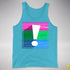 Polysexual Pride Flag Exclamation Point Premium Tank Top