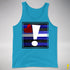 Leather Pride Flag Exclamation Point Premium Tank Top