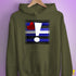 Leather Pride Flag Exclamation Point Hoodie