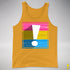 Pansexual Pride Flag Exclamation Point Premium Tank Top