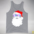 Santa’s Drag Pride Flag Shades Premium Tank Top - Grey Heather