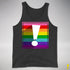 Original LGBTQ Pride Flag Exclamation Point Premium Tank Top
