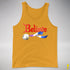 Believe Drag Pride Flag Jingle Bell Premium Tank Top - Gold