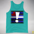 Leather Pride Flag Exclamation Point Premium Tank Top
