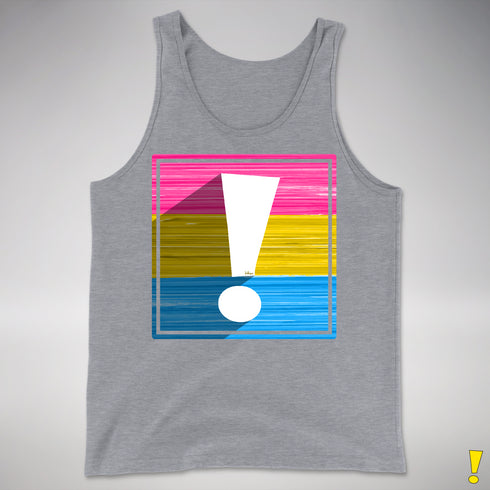 Pansexual Pride Flag Exclamation Point Premium Tank Top