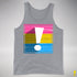 Pansexual Pride Flag Exclamation Point Premium Tank Top