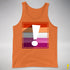 Lesbian Pride Flag Exclamation Point Premium Tank Top