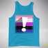 Genderfluid Pride Flag Exclamation Point Premium Tank Top