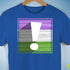 Genderqueer Pride Flag Exclamation Point Premium Unisex T-Shirt - Royal Blue