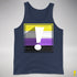 Nonbinary Pride Flag Exclamation Point Premium Tank Top