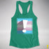 Transgender Pride Flag Exclamation Point Racerback Tank