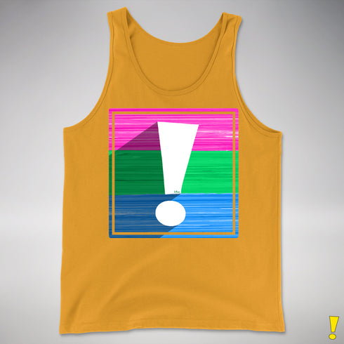 Polysexual Pride Flag Exclamation Point Premium Tank Top