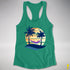 Omnisexual Pride Hammock Summer Beach Sunset Racerback Tank