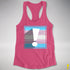 Transgender Pride Flag Exclamation Point Racerback Tank