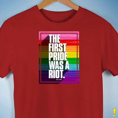 The First Pride Was a Riot - Original 8 Stripe Pride Premium Unisex