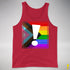 LGBTQ Progress Pride Flag Exclamation Point Premium Tank Top