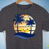 Intersex Pride Hammock Summer Beach Sunset Premium Unisex T-Shirt