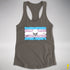 Transgender Pride Pirate Flag Racerback Tank - Dark Grey