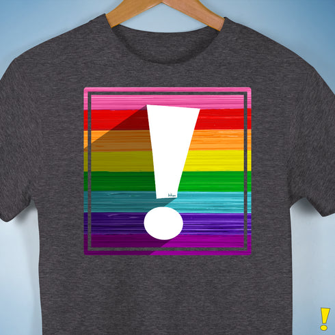 Original LGBTQ Pride Flag Exclamation Point Premium Unisex