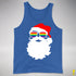 Santa’s Gilbert Baker LGBTQ Pride Flag Shades Premium Tank Top - Royal Blue Triblend